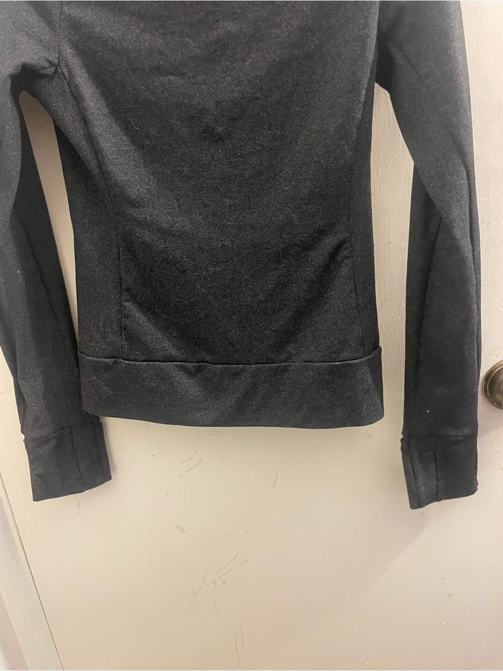 Prana Women's Gray Zip-Up Jacket with Pink & Black Accents on Pockets - Picture 10 of 10